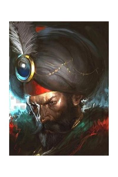 pixartsanat Fatih Sultan Mehmet Pixart Art Diamond Mosaic Painting Diamond Turkey 43*58