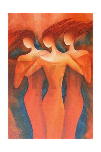 pixartsanat Three Women Pixart Art Diamond Mosaic Painting Diamond Turkey 35*53