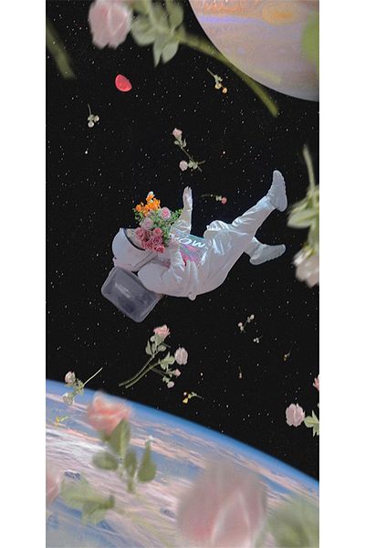 pixartsanat Astronaut Falling on the Earth Pixart Art Diamond Mosaic Painting Diamond Turkey 38*69