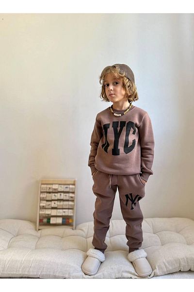 YİGİT BUTİK Printed Boy's Suit