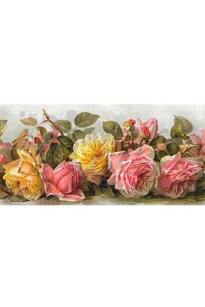 pixartsanat Color Color Roses 100x50 PixArt Art Diamond Mosaic Painting Diamond Turkey