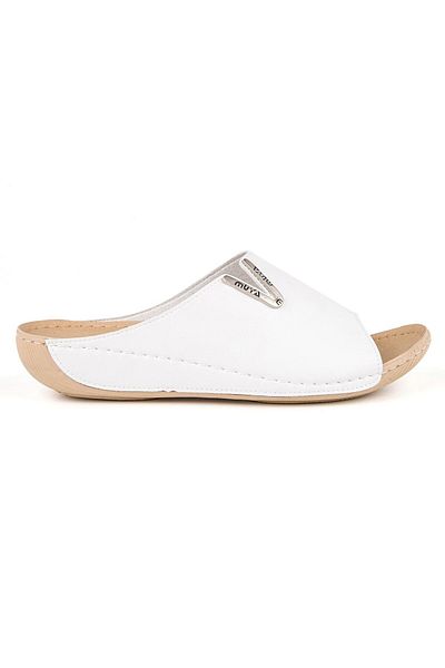 Muya Nest Anatomical Günlül Women's Slippers-White