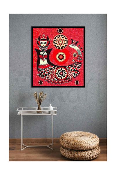 pixartsanat Red Şahmeran Pixart Art Diamond Mosaic Painting Diamond Türkiye 66*74