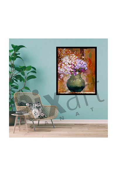 pixartsanat Spring Daisies Pixart Art Diamond Mosaic Painting Diamond Turkey 71*71