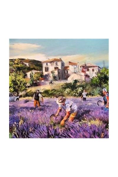 pixartsanat Time of Lavender Pixart Art Diamond Mosaic Painting Diamond Turkey 58*58