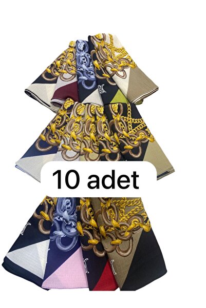 çiğdem eşarp Φουλάρι με στάμπα παραμυθιού 10 τμχ