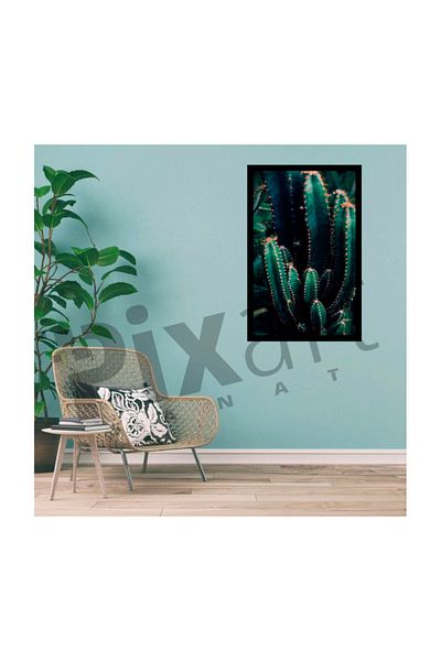 pixartsanat Cactus Thorns Pixart Art Diamond Mosaic Painting Diamond Turkey 36*71