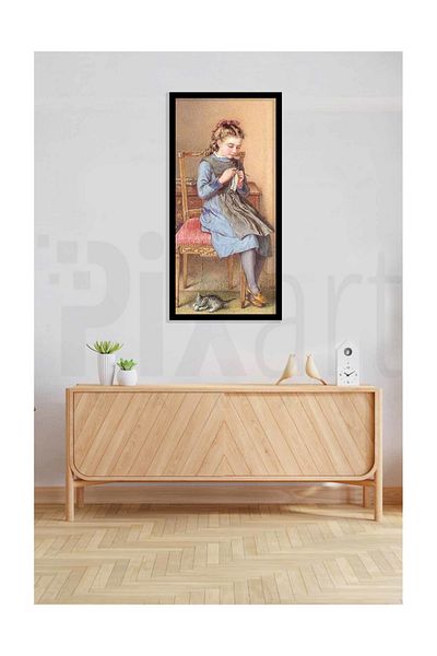 pixartsanat Knitted Knitted Children's Pixart Art Diamond Mosaic Painting Diamond Türkiye 45*83