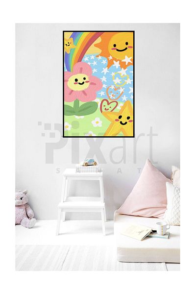 pixartsanat Pixart Kids Art Diamond Mosaic - Diamond Turkey 40*60