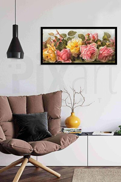 Genel Markalar Renk Renk Güller 100x50 PixArt Sanat Elmas Mozaik Tablo Diamond Türkiye