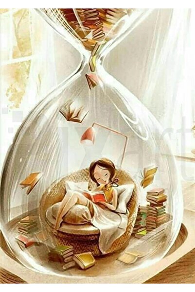 pixartsanat Kitap Zamanı 40x55 PixArt Sanat Elmas Mozaik Tablo Diamond Türkiye