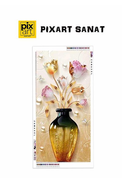 MOVAS Art Color Transition Vase| Diamond Mosaic Painting| Mosaic Puzzle| 25x60| E20202316m