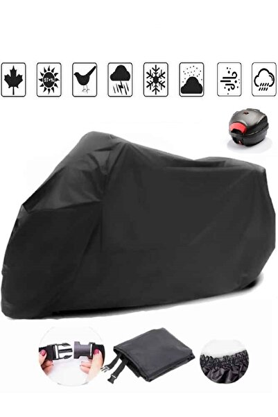 Breen Siyah Honda Adv 350 Için Arka Çanta Ve Kilit Uyumlu Motosiklet Branda, Güvenli