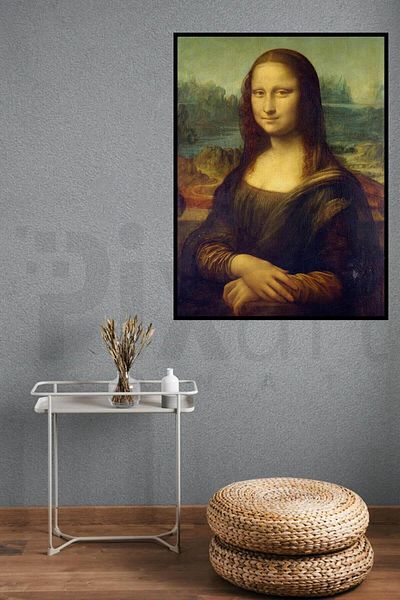 pixartsanat Mona Lisa 40*60 PixArt Art Diamond Mosaic Painting Diamond Turkey