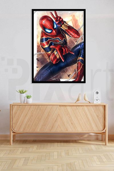 pixartsanat Spiderman 30*40 PixArt Art Diamond Mosaic Painting Diamond Turkey
