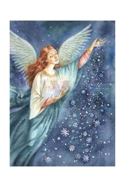 pixartsanat Snow And Angel Pixart Art Diamond Mosaic Painting Diamond Türkiye 43*58
