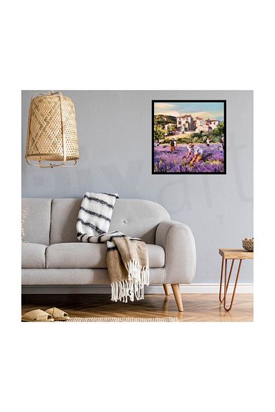 pixartsanat Time of Lavender Pixart Art Diamond Mosaic Painting Diamond Turkey 58*58