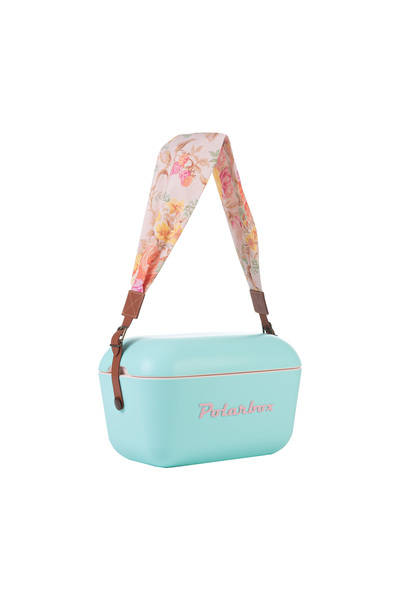 Polarbox Prinkstyle Flower Classic Deri Kayışlı Turkuaz Pembe Soğuk ve Sıcak ...