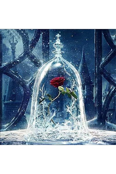 pixartsanat Hidden Rose 30*40cm Pixart Art Diamond Mosaic Painting Diamond Turkey