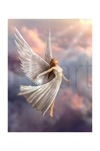 pixartsanat Fairy on the Clouds Pixart Art Diamond Mosaic Painting Diamond Turkey 43*58