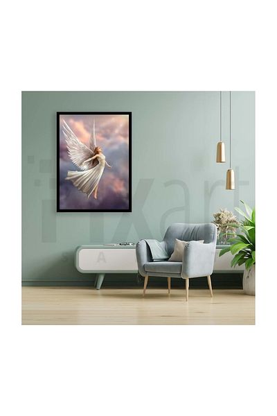 pixartsanat Fairy on the Clouds Pixart Art Diamond Mosaic Painting Diamond Turkey 43*58