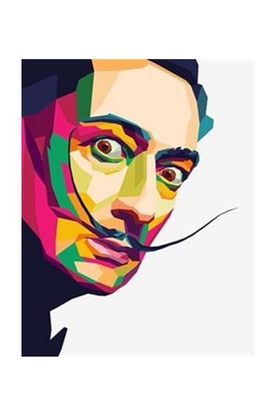 pixartsanat Salvador Dali Pixart Art Diamond Mosaic Painting Diamond Turkey 46*56
