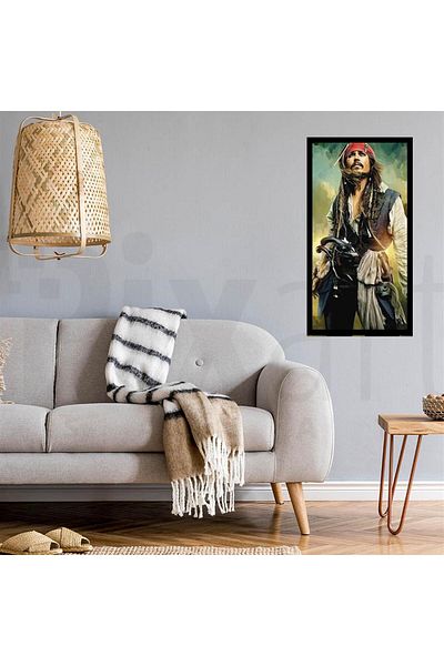 pixartsanat Captain Sparrow Pixart Art Diamond Mosaic Painting Diamond Turkey 35*67