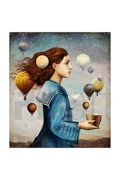 pixartsanat Flying Balloons And Woman Pixart Art Diamond Mosaic Painting Diamond Türkiye 56*51