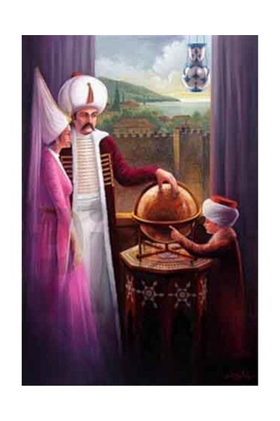pixartsanat Yavuz Sultan Selim Pixart Art Diamond Mosaic Painting Diamond Turkey 46*69