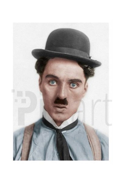 pixartsanat Charlie Chaplin Pixart Art Diamond Mosaic Diamond Turkey 48*61