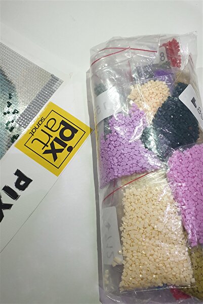 pixartsanat Mikserli Dünya Pixart Sanat Elmas Mozaik Tablo Diamond Türkiye 40*60