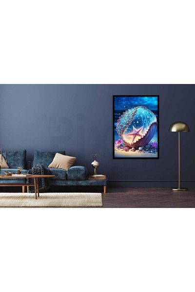 pixartsanat Starfish 30 * 40 Cm Pixart Art Diamond Mosaic Painting Diamond Turkey