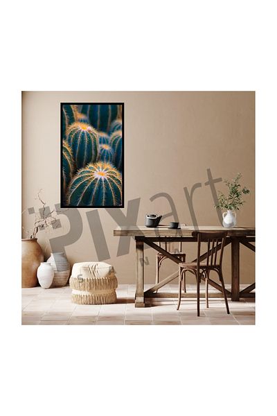 pixartsanat Cactuses Pixart Art Diamond Mosaic Painting Diamond Turkey 51*68
