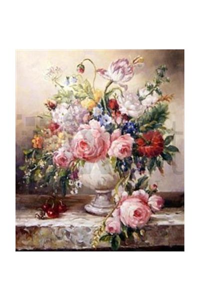 pixartsanat Beauty of Roses Pixart Art Diamond Mosaic Painting Diamond Turkey 63*76