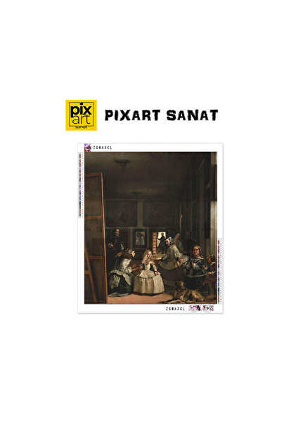 pixartsanat Diego Velazquez Nedimeler Pixart Sanat Elmas Mozaik Tablo Diamond Türkiye 56*51