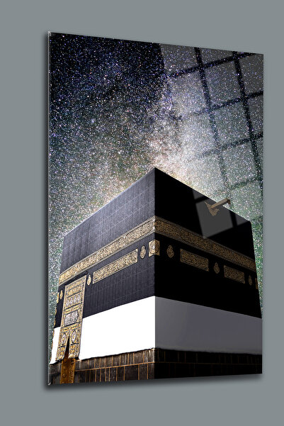 glassartdesign Kabe ve Gökyüzü Cam Tablo - Dini Tablo