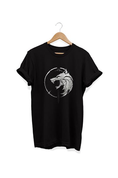 remonz 100% βαμβάκι - Μπλουζάκι με στάμπα Wolf Crew Neck Oversize
