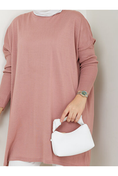 MODAMÜNASİP Harika Balıkçı Yaka Triko Tunik