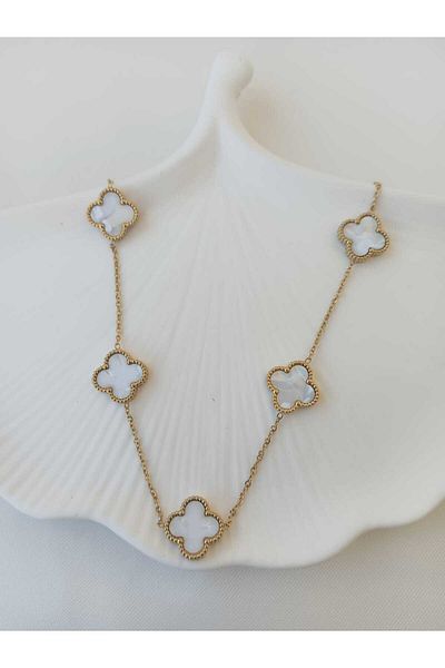 mistik accessory White Necklace - Steel Necklace
