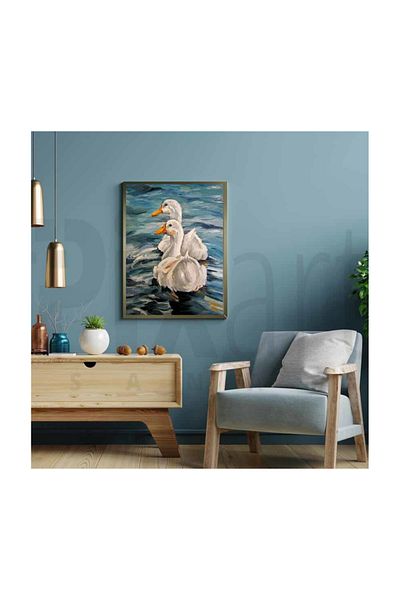 pixartsanat Ducks Pixart Art Diamond Mosic Painting Daimond Turkey 48*60