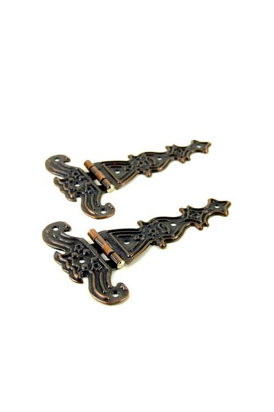 Ayder 4-Piece Small Tail Antique Copper Hinge