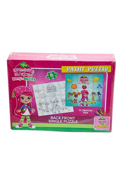 LAÇO KİDS Strawberry Shortcake Paint Puzzle 35 Pieces 3+ Years