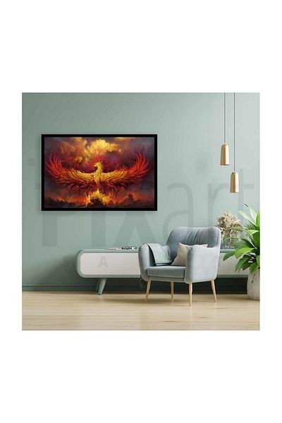 pixartsanat Phoenix in the Sky Pixart Art Diamond Mosic Painting Daimond Turkey 83*58
