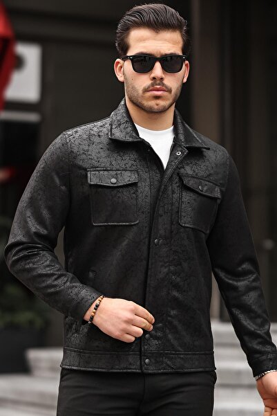 Delpino Εποχιακό ανδρικό σουέτ μπουφάν