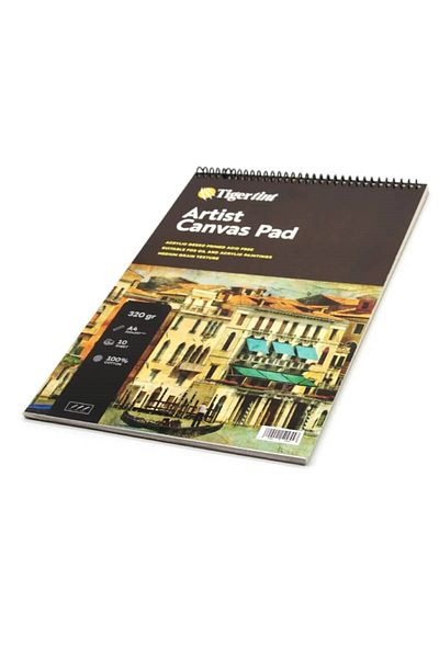 Tigertint Artist Canvas Pad Canvas Notebook A4 10 Sheets