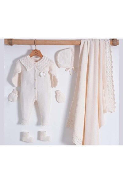 Nipperland 5-Piece Knitwear Set İmperia Cream