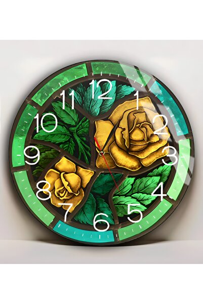 Harikabirev HARİKABİREV | STICLA INESPRIMABILĂ (CEAS) VERDE AUR GALBEN TABLO ...