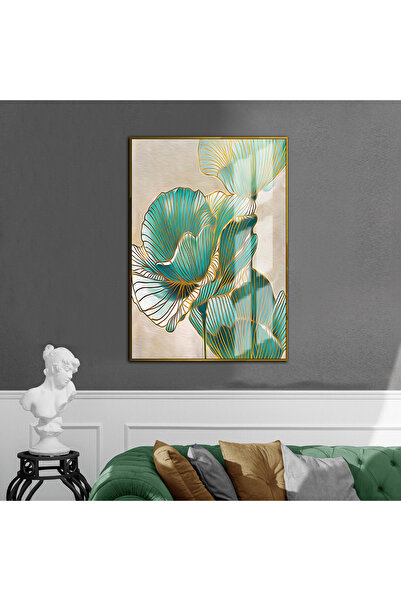 Harikabirev HARİKABİREV | FLOWER GREEN GOLD LOVED (SET INFINITY) | TABLĂ DE S...