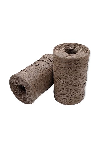 hobimon 1 Τεμάχιο Εγχώρια Ράφια 220-250 Γρ. / 400mt., Ηλεκτρική Αντλία σε σχήμα Σκούρο Καφέ