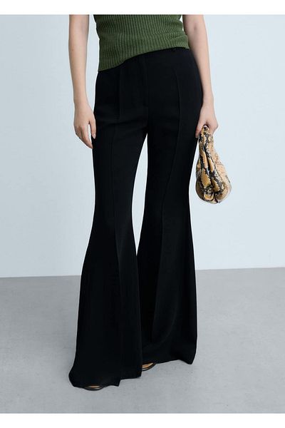 MANGO Woman Maxi Flare Pants